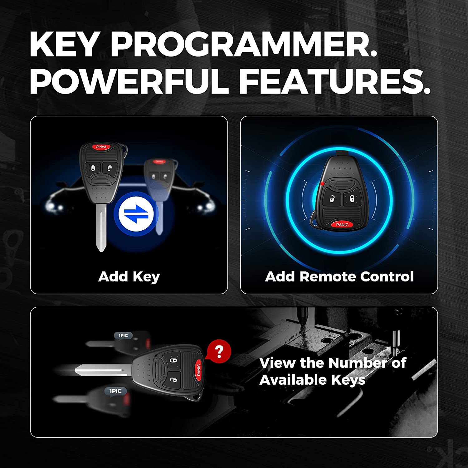 TOPDON TOPKEY Car Key Programmer Jeep Dodge Chrysler | Remote Pro